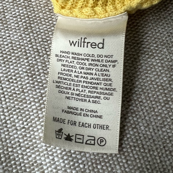 Wilfred Cropped Linen Blend Cardigan - Picture 8 of 8